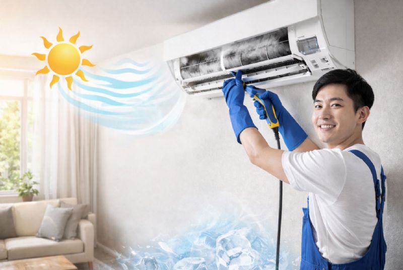 夏天一開冷氣就更涼！現在正是洗冷氣的好時機